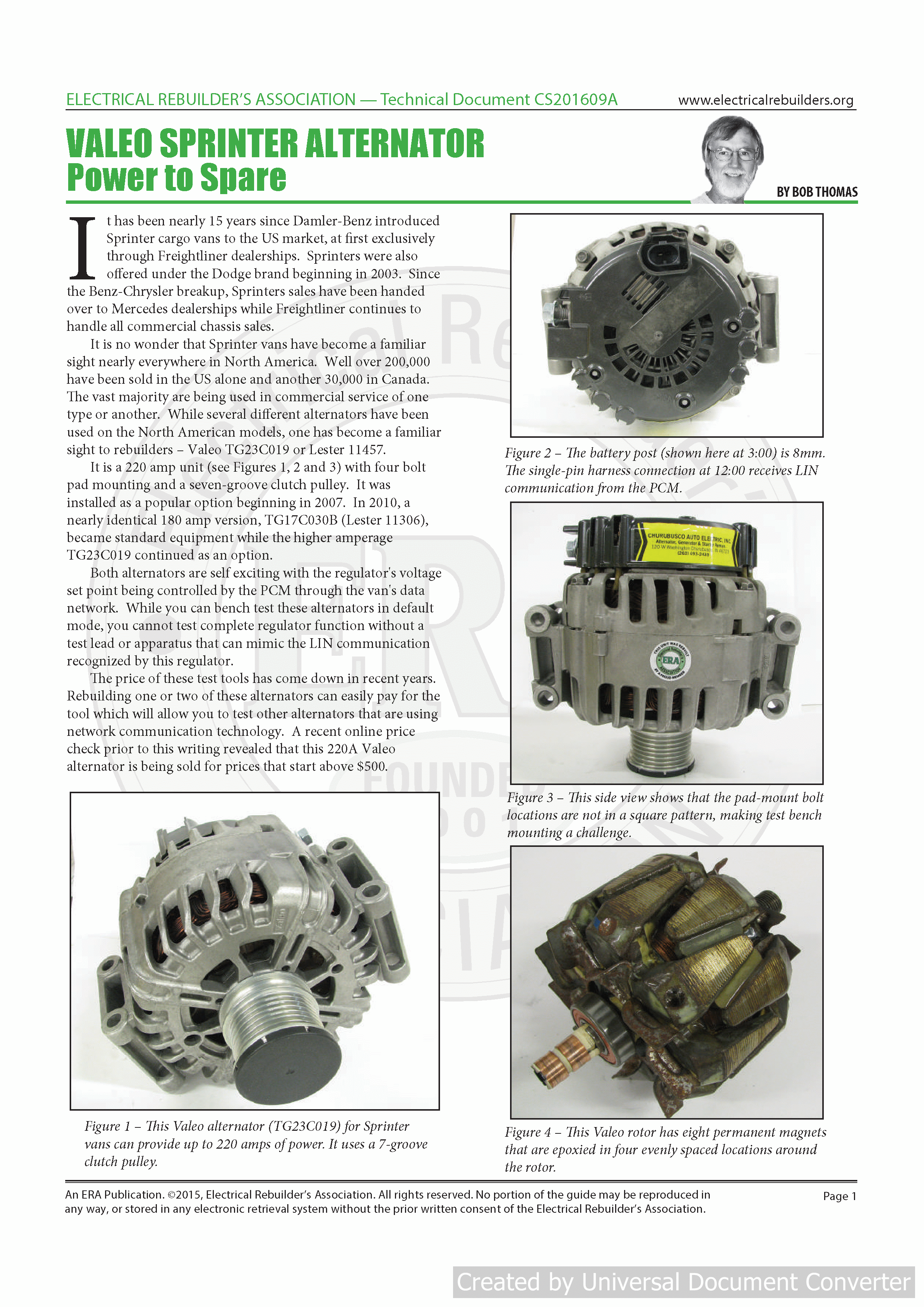 Valeo Alternator Wiring Diagram - Complete Wiring Schemas